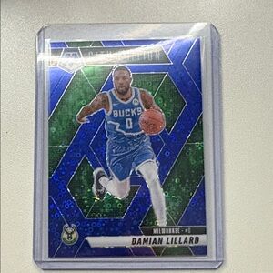 2024-25 panini mosaic Damian Lillard city edition blue donuts 10/85